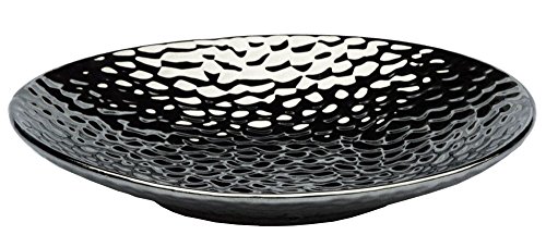 Moderne Dekoschalen Silber Dekovasen Schale Dekoteller Obstschale Kerzentablett (Länglich klein) - 4