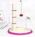 Produktbild BANCN Komisch Plüsch Sisal Katze Kratzstange Scratch Post Aktivität Spielzeug mit Ball und Maus für Pet Klettern Kratzen
