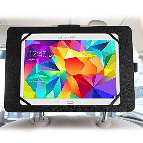 Fintie Universal Auto Rücksitz Kopfstütze Halterung Halter für 7-Zoll bis 11-Zoll-Tablet PC Inklusive. New iPad 9.7 2017, iPad Pro 10,5 Zoll, iPad Air 2, iPad Air, iPad 1/2/3/4, iPad Mini, Samsung Galaxy Tab S3 9,68 Zoll, Asus Zenpad,Huawei Mediapad, Microsoft Surface Pro / RT, Lenovo Tab, Medion Lifetab and More, Schwarz - 5