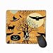 Produktbild Mouse pad happy halloween pumpkins bats cats black tr trees bright moon yellow background calligraphy symbols steelseries keyboard