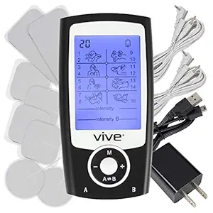 Vive Precision Tens Unit Portable Electric Stimulation Machine Ems Neuropathy Pain Relief Therapy