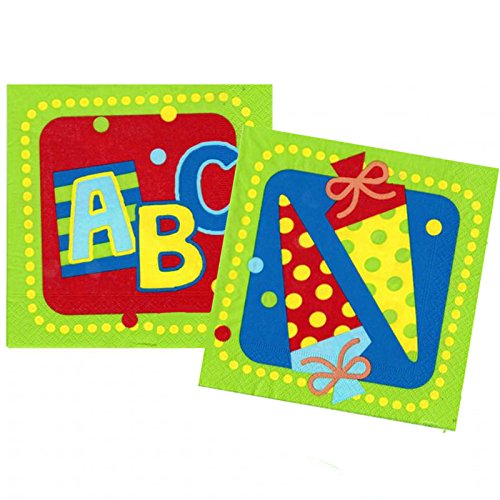 1. Schultag – 20 Servietten Einschulung ABC - 2