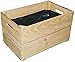 Produktbild Birnenkiste 2-Brett von Innen foliert xxxzum bepflanzenxxx / Pflanzkübel Weinkiste Holzkiste mini Hochbeet Obstkiste aus dem Alten Land xxx ca 49 x 30 x 28 cmxxx