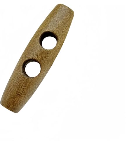 iplusmile 100 pezzi Bottoni in Legno Due Forma di Oliva per
