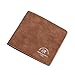 Produktbild sunnymi Mode  Männer Kurzen Abschnitt Der Ultradünnen Brieftasche Lederkleidung/Mann-Geld-Beutel-Geldbeutel-Karten-Halter (braun)