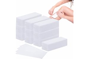 HOTKRUMP 1000 Bandas de Papel para Depilación con Cera Tiras de Cera de Vellón Tiras de Cera para Bikini para cualquier tipo de depilación en pierna, pecho, espalda, partes privadas y cara （7x20cm）