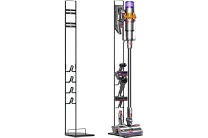 Hållare för Dammsugare Dyson. Dammsugar Stativ för Dyson V15 V11 V10 V8 V7 V6 och Tillbehör, Stabil Metall Golvstativ, Handhå