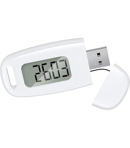 Podomètre 3D Numérique - Compte Pas, Distance, Calories, Horloge, Mémoire 30 Jours, Clip Et Sangle Inclus
