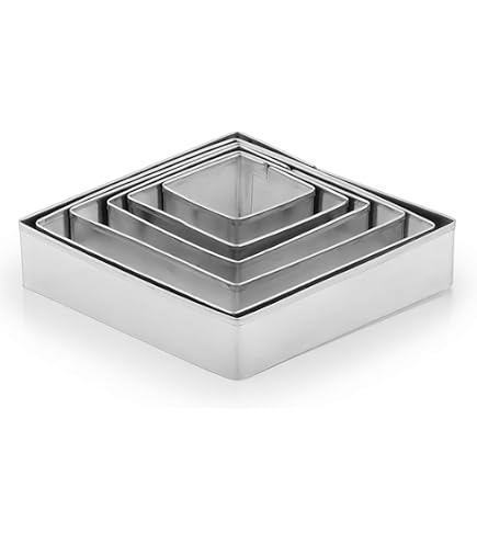 Stampini per Biscotti a Forma di Quadrifoglio, Argento, 7 cm