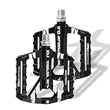 Pedali Flat per Bici MTB, Moglor Montagna Pedale MTB Bici da Corsa CNC in lega di Alluminio Cuscinetto Asse Anti-slittamento Pedalis