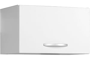 Miroytengo Módulos Individuales y Cocinas Completas en Color Blanco Mate (Módulos Individuales, Aéreo 60 cm sobre Campana)