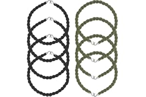 GENERIC Twisties Army Ties, 8Pcs Trouser Ties Army Trouser Twists Military Twisters Army Trouser Twists Trouser Ankle Bands Trousers Ankle Ties Boot Straps Leg Ties for Navy Army Air Force Outdoor Activity