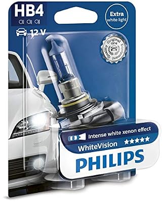 Philips Philips WhiteVision effet xénon HB4 pour éclairage avant 9006WHVB1, blister de 1