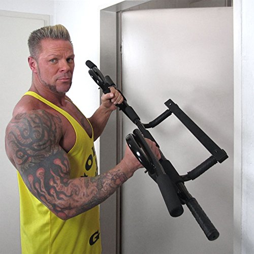 Türreck, Klimmzugstange, Trainings Gerät für Türrahmen, bis 130 kg belastbar, inkl. Schlaufen - 3