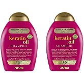 Shampoo Containing OGX Keratin Oil, 385 ml, Pack of 2