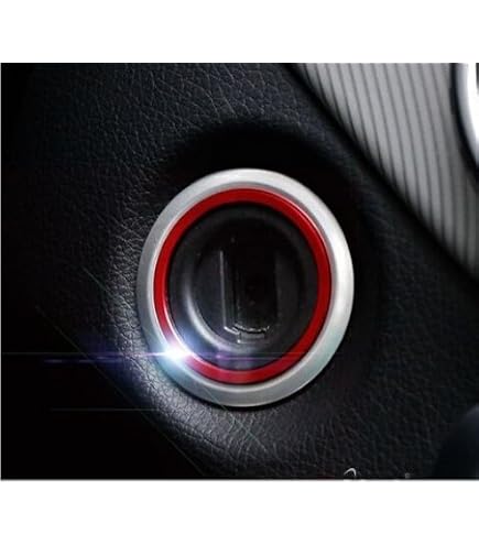 5pcs Anello decorativo per aria condizionata per auto anello decorativo presa d'aria Copertura per anello per auto per classe A/B/Cla/Gla 180200220 Car Styling Anello di sfiato automobilistico
