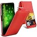 Produktbild Fone-Case (Red) Hülle Clamp-Art-Schlag Schutz-PU-Leder-Abdeckung für Sony Xperia XA1 (2017)