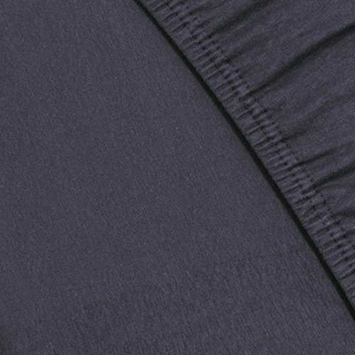 Spannbettlaken ka-line® Mikrofaser 125g/m² Anthrazit Steghöhe 25 cm Spannbetttuch Bezug ÖKO-TEX STANDARD Rundum-Gummi Bettlaken Bettbezug für 180×200 200×200 cm - 3