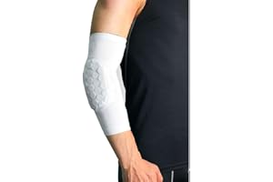 Lijun Supporto per gomitiera Imbottita a Nido d'Ape Unisex