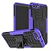 Price comparison product image Huawei Honor 10 Case,XINYUNEW 360° Full Body PC 2 in 1 [with Tempered Glass Screen Protector 1 Pack] Shockproof Hard Back Double Protection Phone Cover Ultra Thin Built-in Kickstand Protective Skin Case for Huawei Honor 10 (Purple)