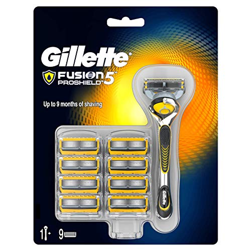 Gillette Fusion ProShield - Maquinilla de afeitar + 9 recambios