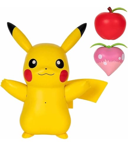 Statuetta Luminosa Pokémon - Snorlax E Pikachu Addormentati 25 Cm - 3 Modalità Luce LED, USB O Batterie