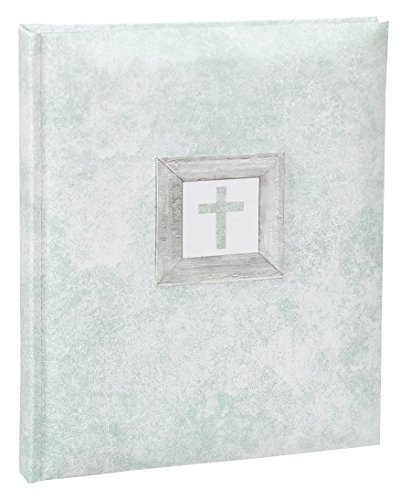 Konfirmation Kommunion Fotoalbum in 22x27 cm 40 weiße Seiten Foto Album: Farbe: Grün