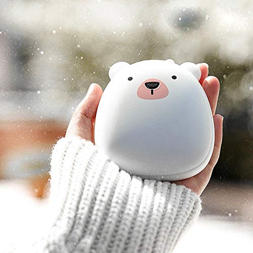 Preisvergleich Produktbild FOONEE Handwärmer wiederaufladbar, Tragbare Handwärmer 3600 mAh Tragbare USB Elektrische Handwärmer / Powerbank tolles Geschenk im kalten Winter The Bear