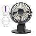 Produktbild Eshall USB Ventilator Tischventilator mit Klemme für Tisch, Kinderwagen, Camping | Mini Clip Fan Lüfter Schreibtischventilator |360° drehbar wiederaufladbarer Batterie 3- Stufige Geschwindigkeiten
