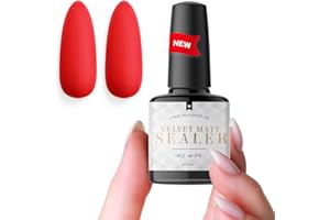 ‎LYNIS NAILSHOP Mattversieglungsgel Nägel No Wipe Matte Top Coat als Finish Matt für Gelnägel & Acrylnägel ohne Schwitzschicht 10 ml
