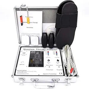 ARG HEALTHCARE Quantum Resonance Magnetic Body Therapy Analyzer Machine Tens and 54 Test Reports of Human Full Body Check up Machine Japanese Technology 10th G+ Generation CE Certified With Three Therapy Attachment.