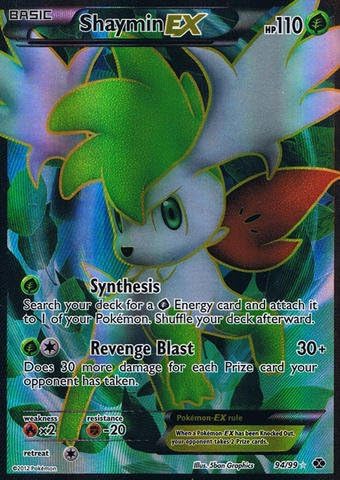 Pokemon - Shaymin-Ex (94) - Bw - Next Destinies - Holofoil