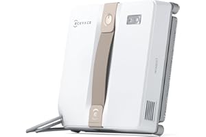 ECOVACS WINBOT Mini Robot de Nettoyage de vitres, Design Compact, Double Buses avec pulvérisation ultrasonique, système de Protection à 9 étapes, Planification Intelligente du Trajet, Blanc