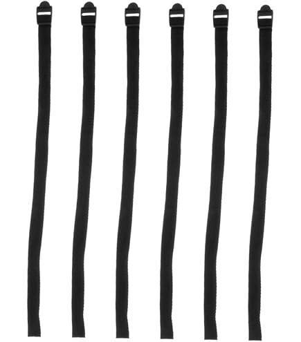 Lot De 4 Supports Élastiques à Boucles – Fixation Pour Bâtons De Randonnée Et Matos De Camping – Outdoor