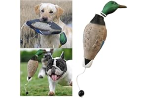 EHOTER Anatra giocattolo per addestramento cani da caccia cane retriever insegna germano reale e uccello acquatico gioco recupero divertente allenamento interattivo e riduzione della noia giocattolo