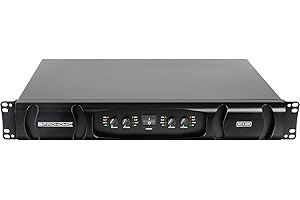 Pronomic MC4-600 Endstufe - Ausgangsleistung (8 Ohm): 4x 600 Watt - Ausgangsleistung (4 Ohm): 4x 900 Watt - Stereo- oder Parallel-Modus - Einstellbare Crossover-Frequenz - Schaltungstyp: Class D