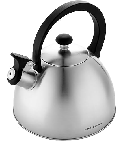Bouilloire Sifflante WMF ORBIT 1,5L - Acier Inoxydable, Compatible Induction, Avec Flûte - Pour Un Thé Parfait