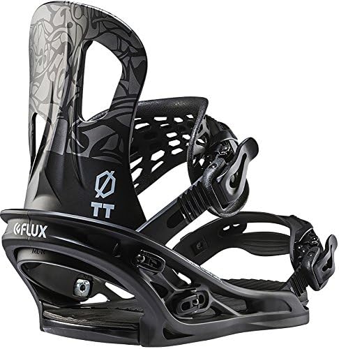 Flux Bindings TT Mens Snowboard Binding 2017/18 Model, Black, Small