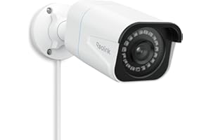 ‎REOLINK Reolink 4K Smarte PoE Überwachungskamera Aussen mit Personen-/Fahrzeugerkennung, 8MP IP Kamera mit Audio und microSD Kartensteckplatz, IR Nachtsicht, IP67 Wasserfest, Zeitraffer, RLC-810A