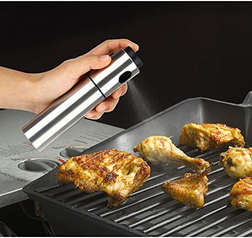 Oil Sprayer, SAYOU® Stainless Steel Vinegar Sprayer Oil Vinegar Bottles for Cooking Barbecue Salad Baking 100ml