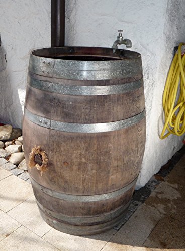 Regentonne, Weinfass Barrique aus Eiche 225 Liter - 7