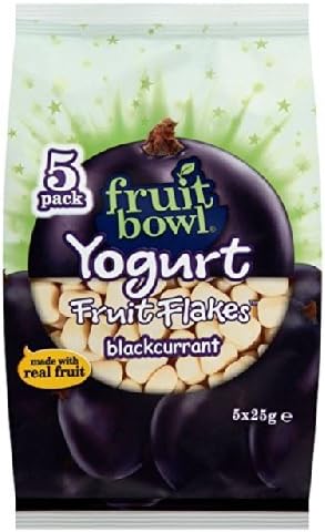 Fruit Bowl Yogurt Blackcurrant Fruit Flakes 5 x 25g
