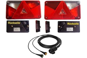 FKAnhängerteile Aspöck multipoint 5 - Jeu de lumière - 13 Broches 5 m Harnais - kit d'éclairage de la remorque
