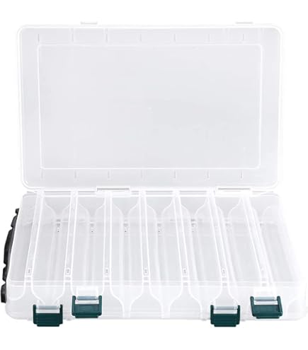 12 Scomparti Scatola Da Pesca All'aperto Portatile A Doppia - Foto 4