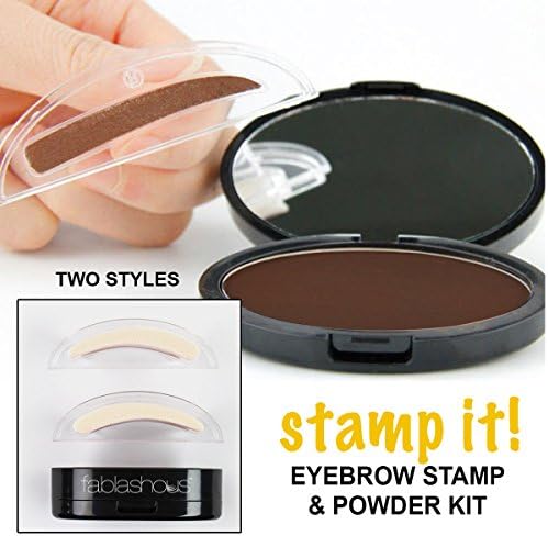 Fablashous Stamp It Eyebrow Stamp &amp; Powder Kit Long Lasting Waterproof Easy Application