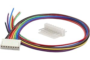 Xenterio Serie CV Platinen-Anschlussset mit geraden Stiftleisten, Raster 2,54mm, 8-polig, Buchse mit 300mm Kabel, 10 Paare