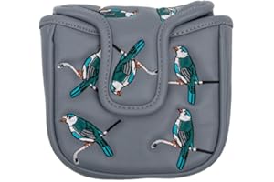 DONGKER Copertura per Putter da Golf, Copritesta per Mazze da Golf in Pelle PU con Strato Interno in Morbido Velluto, Copri Testa per Maggior Parte Mazza da Golf