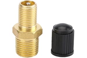 TERISASS 2 sztuk 1/4 cala NPT MPT zawór napełniania zbiornika mosiężny zawór napełniania zbiornika sprężarki powietrza