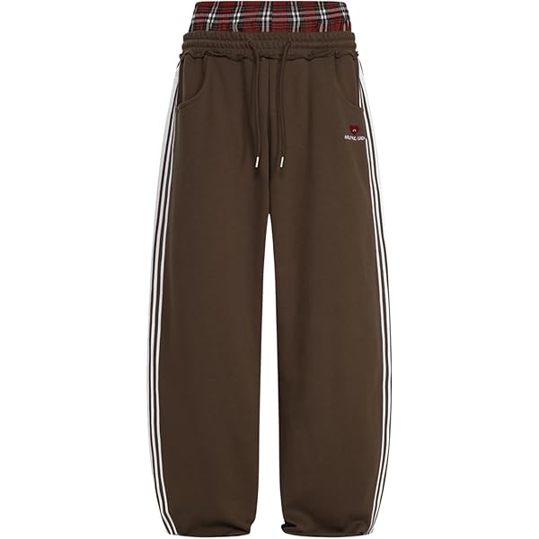 Aelfric Eden Stripe Baggy Barrel Joggingbroek voor heren, vintage sportbroek voor dames, wijde pijpen, sweatpants, uniseks, oversized, trainingsbroek, hoge taille, vrijetijdsbroek, losse broek