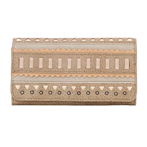 American West Bandana Ladies Bi-Fold Wallet (El Dorado Beige)